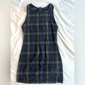 Brandy Plaid mini dress